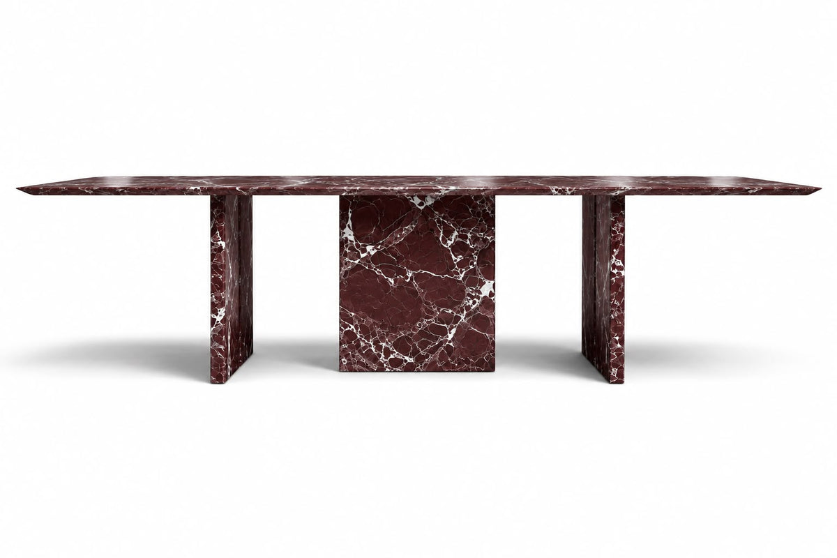 red marble dining table. rectangular red marble dining table. red marble table. red marble living room table. marble dining table. custom red marble dining table. custom marble dining table. 