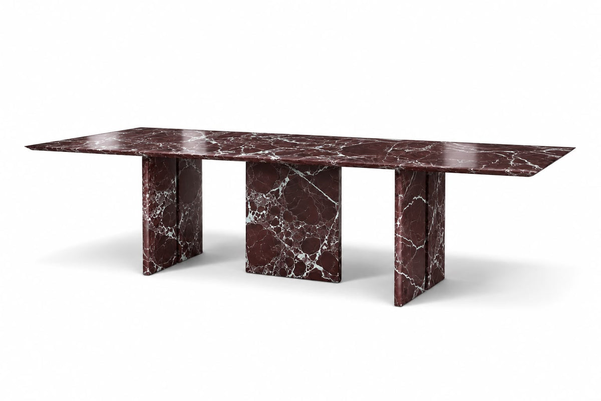 red marble dining table. rectangular red marble dining table. red marble table. red marble living room table. marble dining table. custom red marble dining table. custom marble dining table. 