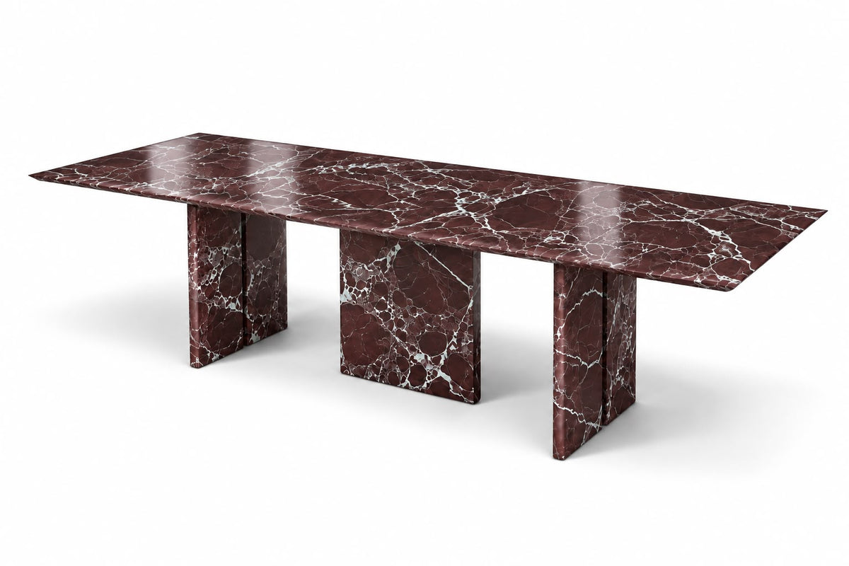 red marble dining table. rectangular red marble dining table. red marble table. red marble living room table. marble dining table. custom red marble dining table. custom marble dining table. 