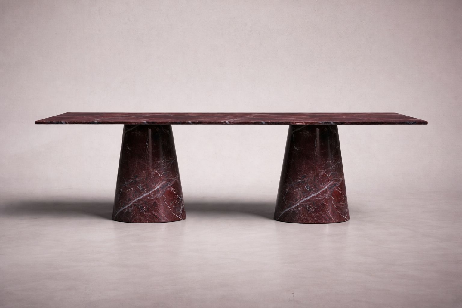 rosso levanto marble dining table. rectangular marble dining table. red marble dining table. red marble living room table. marble dining table.