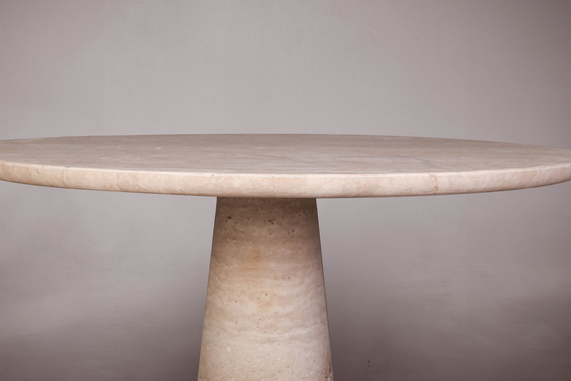 Essence Travertine Round Dining Table | Custom Designs | HamamDecor