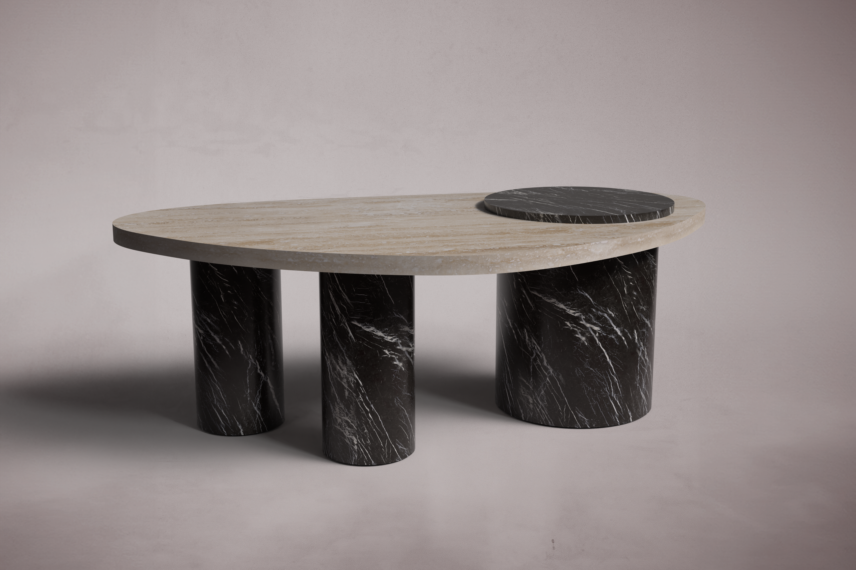 Krita Travertine Coffee Table