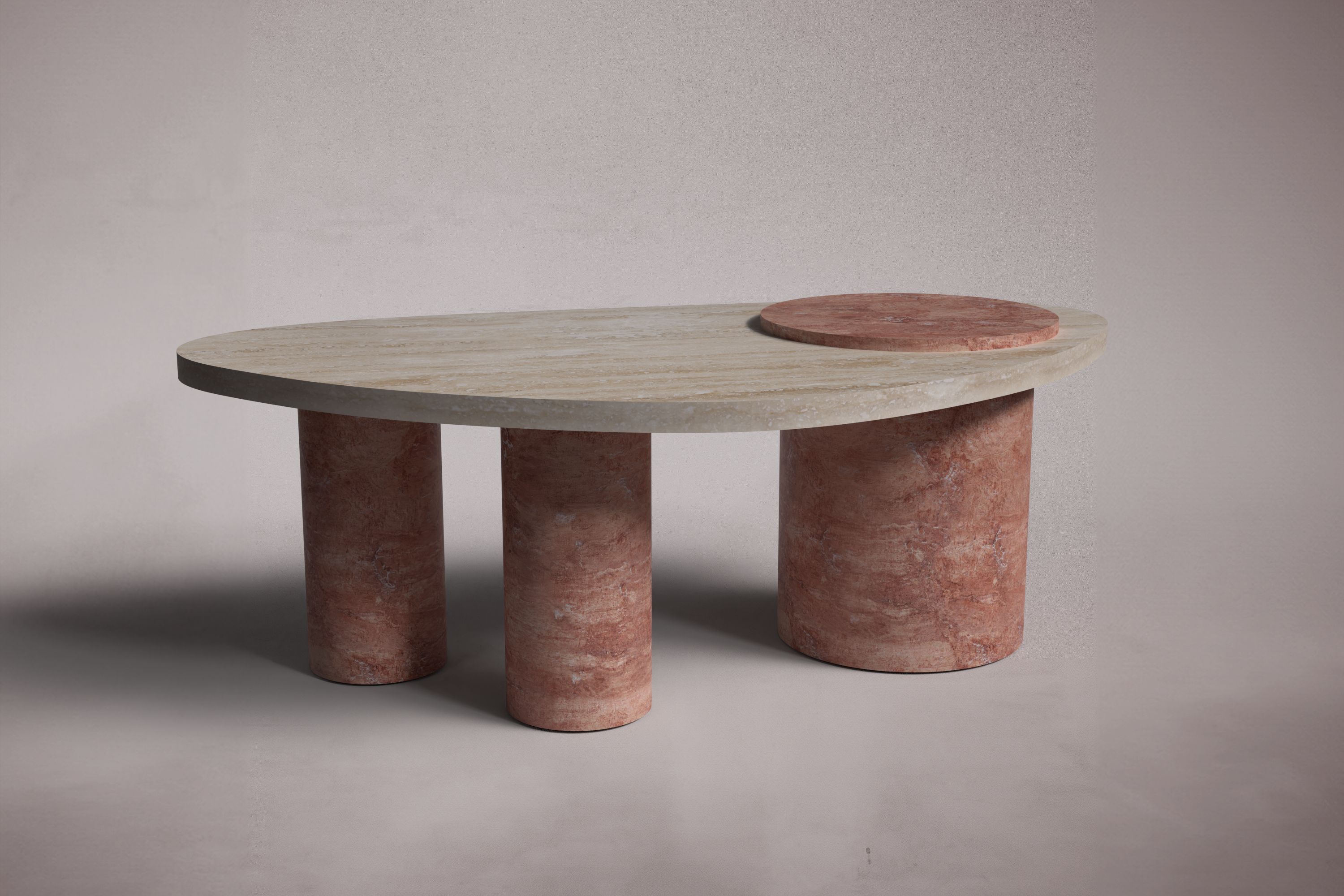 Krita Travertine Coffee Table
