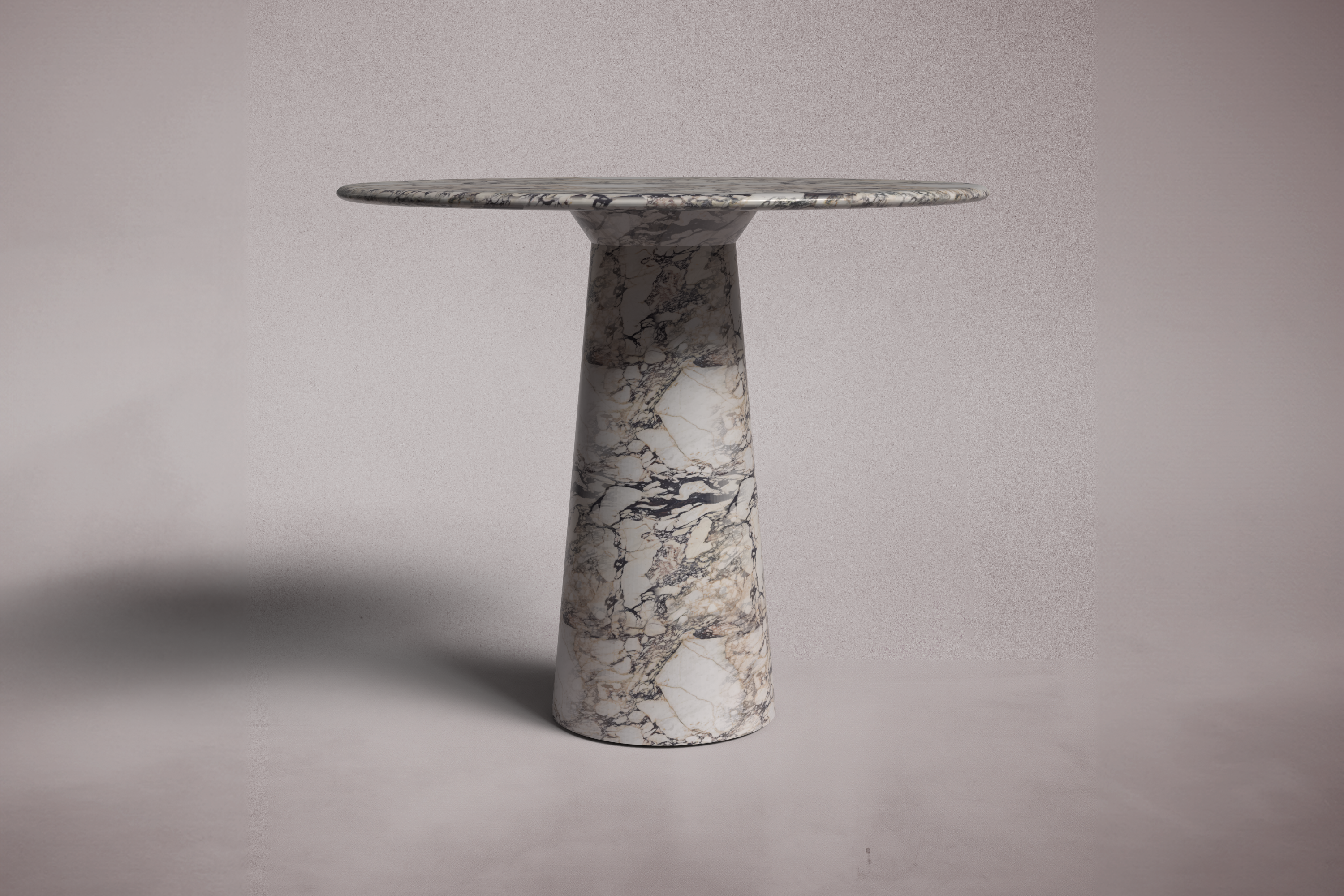 Le Cou Calacatta Viola Marble Round Table