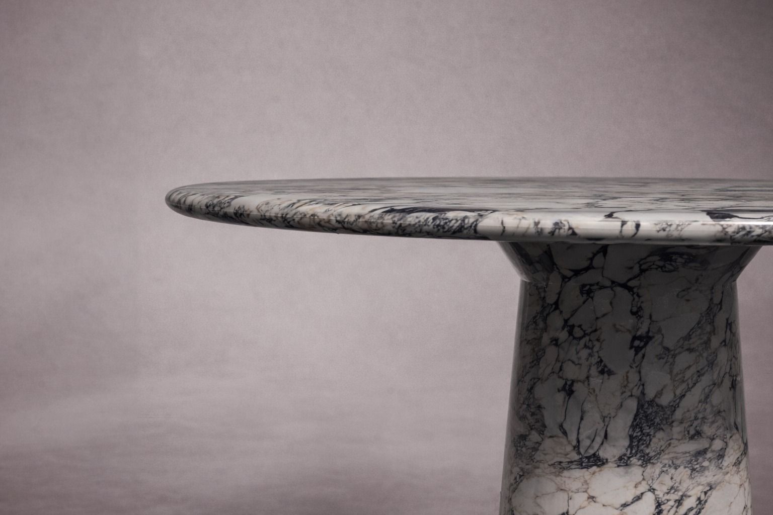 Le Cou Calacatta Viola Marmor Runder Tisch