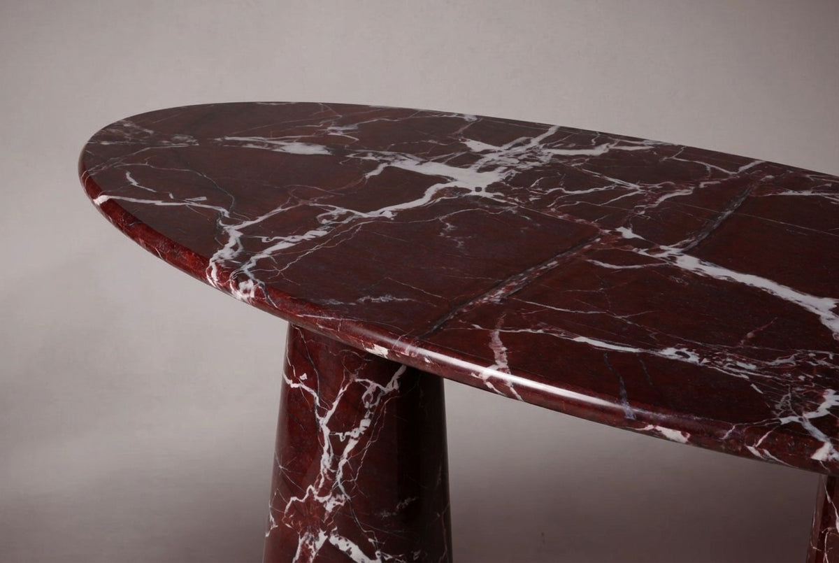 Elegance De Pierre Calacatta Viola Marmor Ovaler Esstisch
