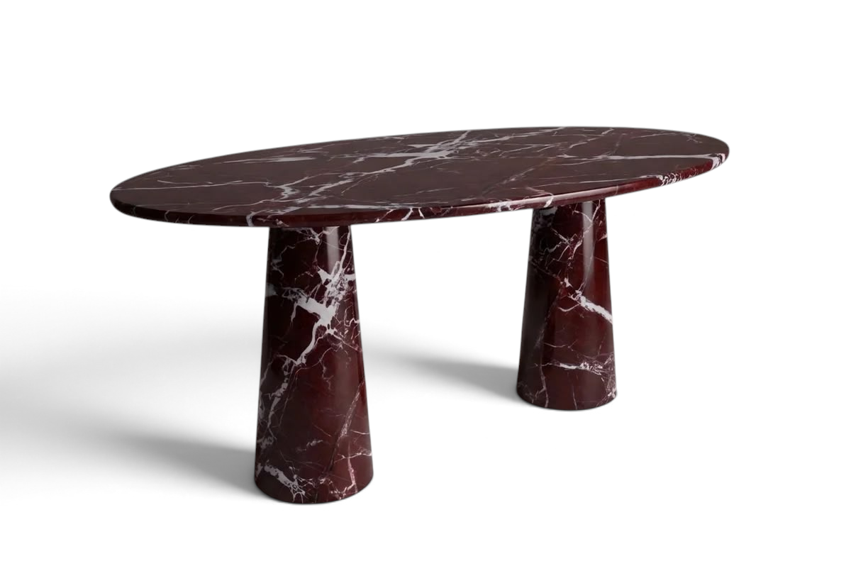 red marble dining table. oval red marble dining table. red marble table. large marble dining table. red marble living room table. red marble large dining table. custom marble dining table. custom marble table. solid red marble dining table.