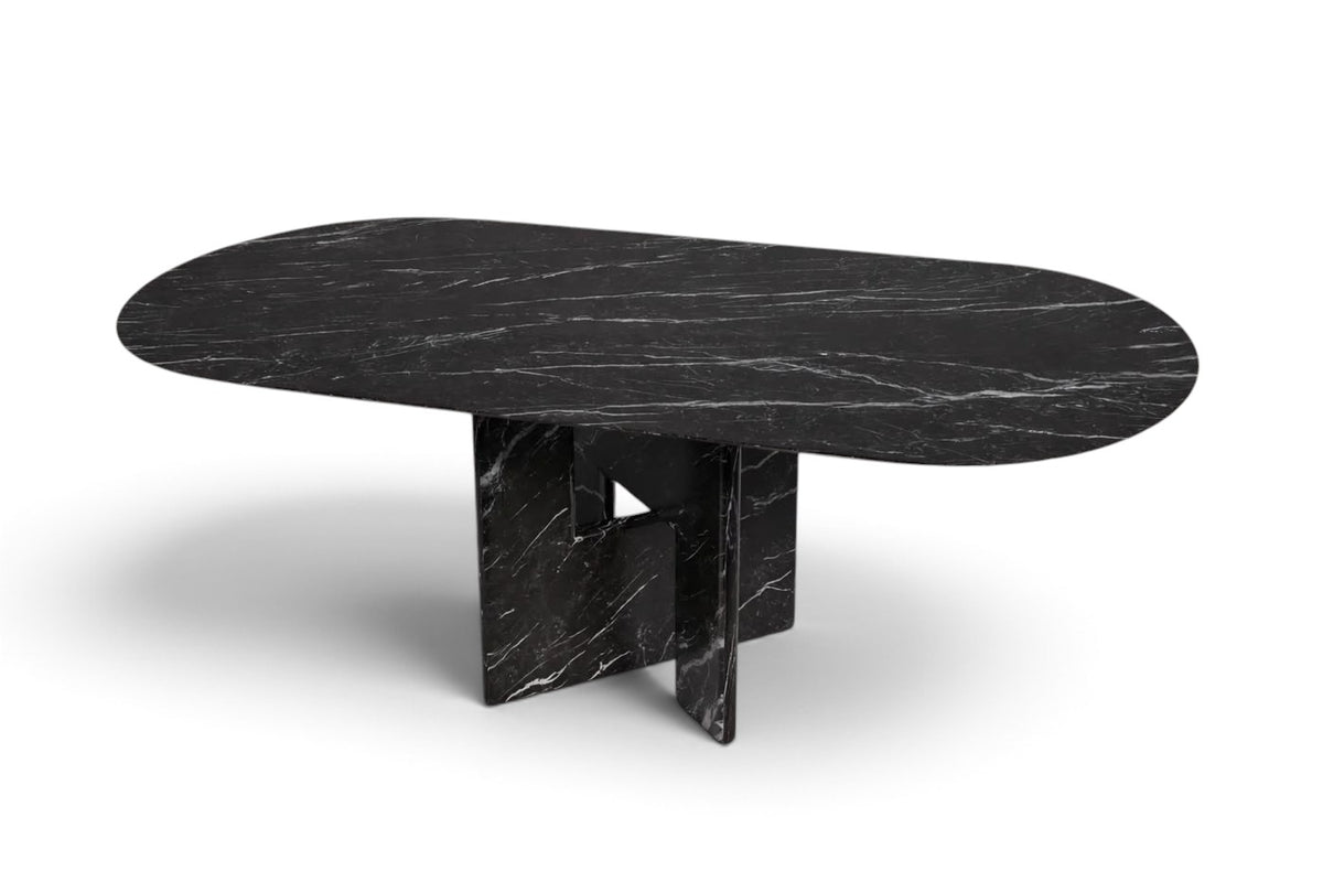 black marble dining table. oval black marble dining table. black marble table. large black marble dining table. black marble living room table. black marble large dining table. custom marble dining table. custom marble dining table. solid black marble dining table.