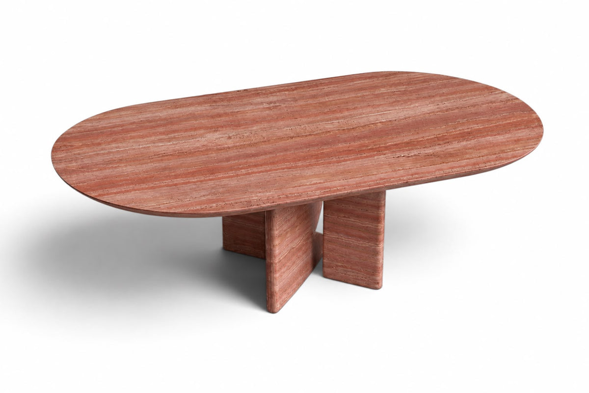 red travertine dining table. oval red travertine dining table. red travertine table. large travertine dining table. red travertine living room table. red travertine large dining table. custom red travertine dining table. custom travertine table. solid red travertine dining table.