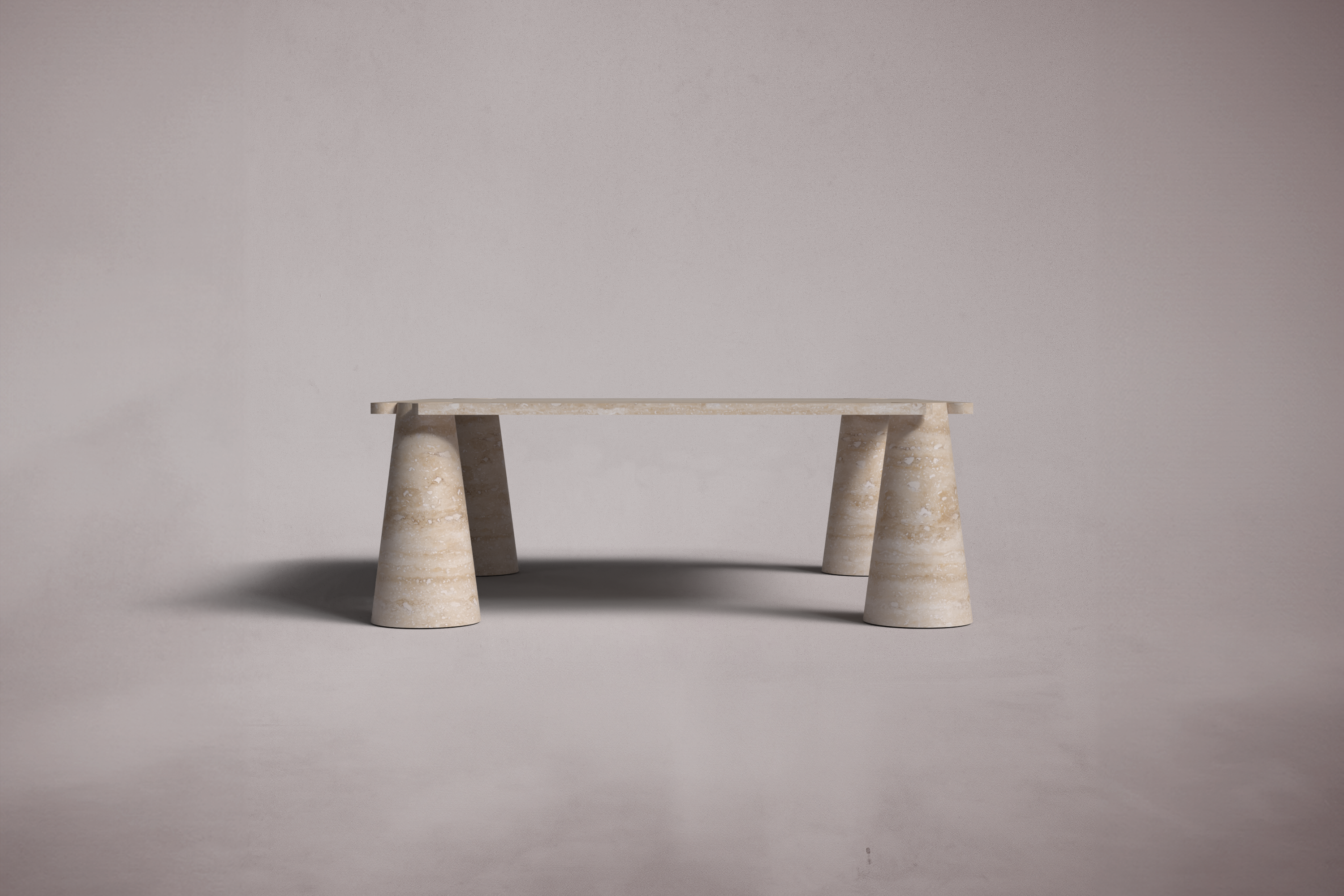 Rene Red Marble Coffee Table