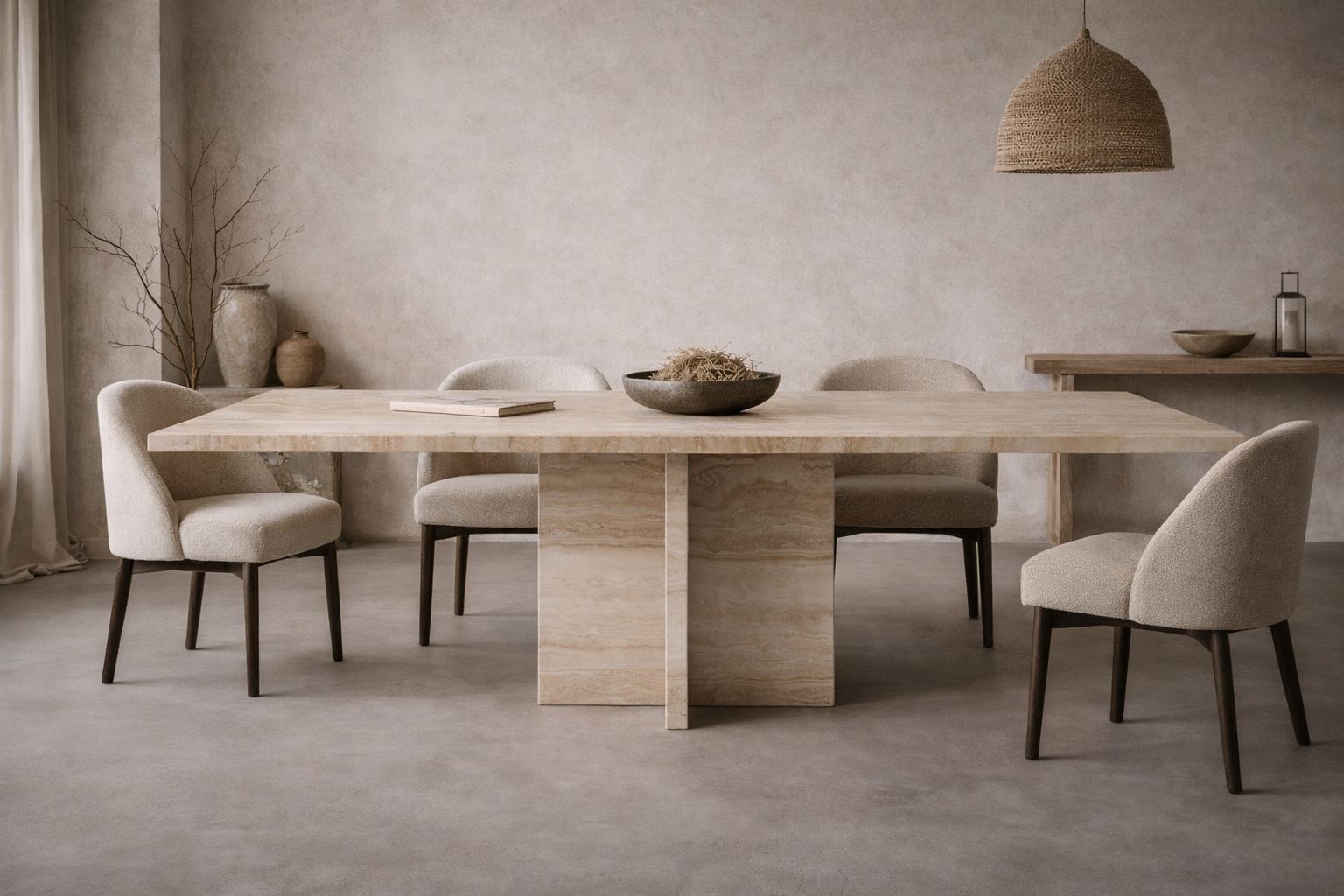travertine dining table. rectangular travertine dining table. travertine marble dining table.